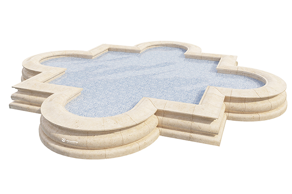 Чаша архитектурный цветок FS