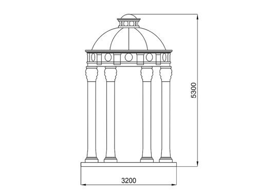 Ротонда FC 3200 х 5300