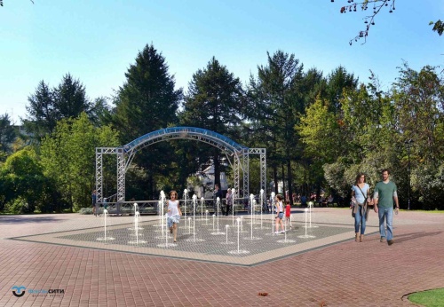 Сухой фонтан проект компании Фонтан СИТИ. Тел: 8-800-234-5405