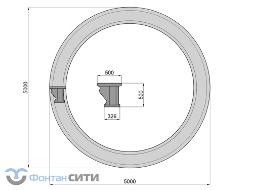 Архитектурный фонтан из бетона купить - Fontan.city.г.Москва, м. ВДНХ, ул.Касаткина д.3а, стр.7, Тел: 8-800-234-5405.