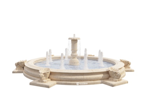 Фонтан FC "Каменный цветок" 5000 с наутилусами