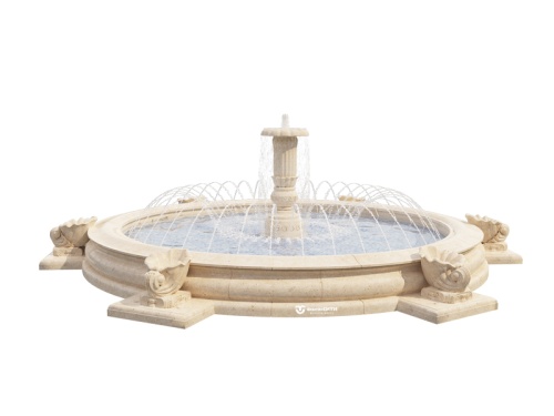 Фонтан FC "Каменный цветок" 5000 с наутилусами