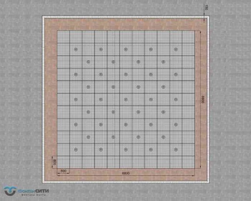 Сухой фонтан проект компании Фонтан СИТИ. Тел: 8-800-234-5405