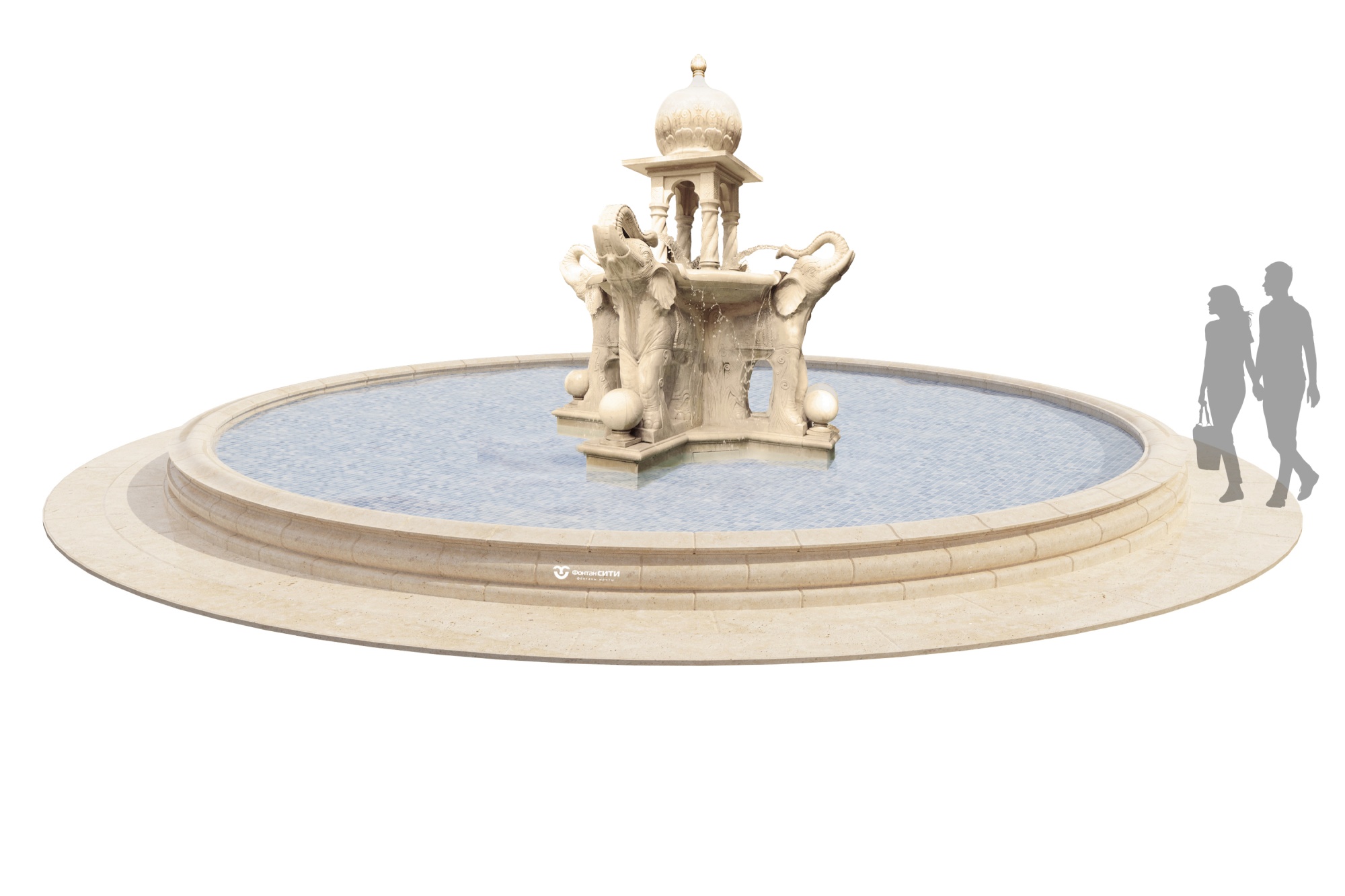 Вазон FC "4 слона"