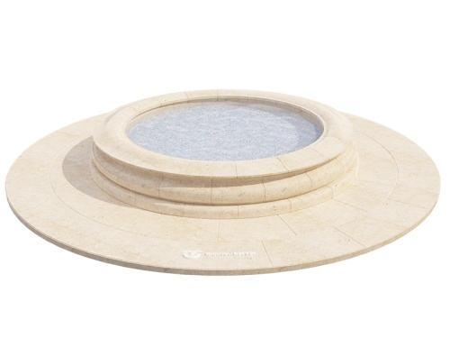 Отмостка фонтана FC