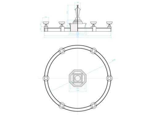 Фонтан FC "Рязань" 9000