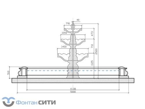 Фонтан FC "Анталия" 5000