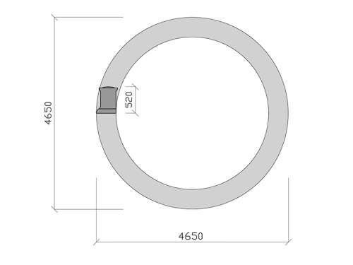 Борт фонтана FC "Кольцо" 4650 - Фонтан СИТИ