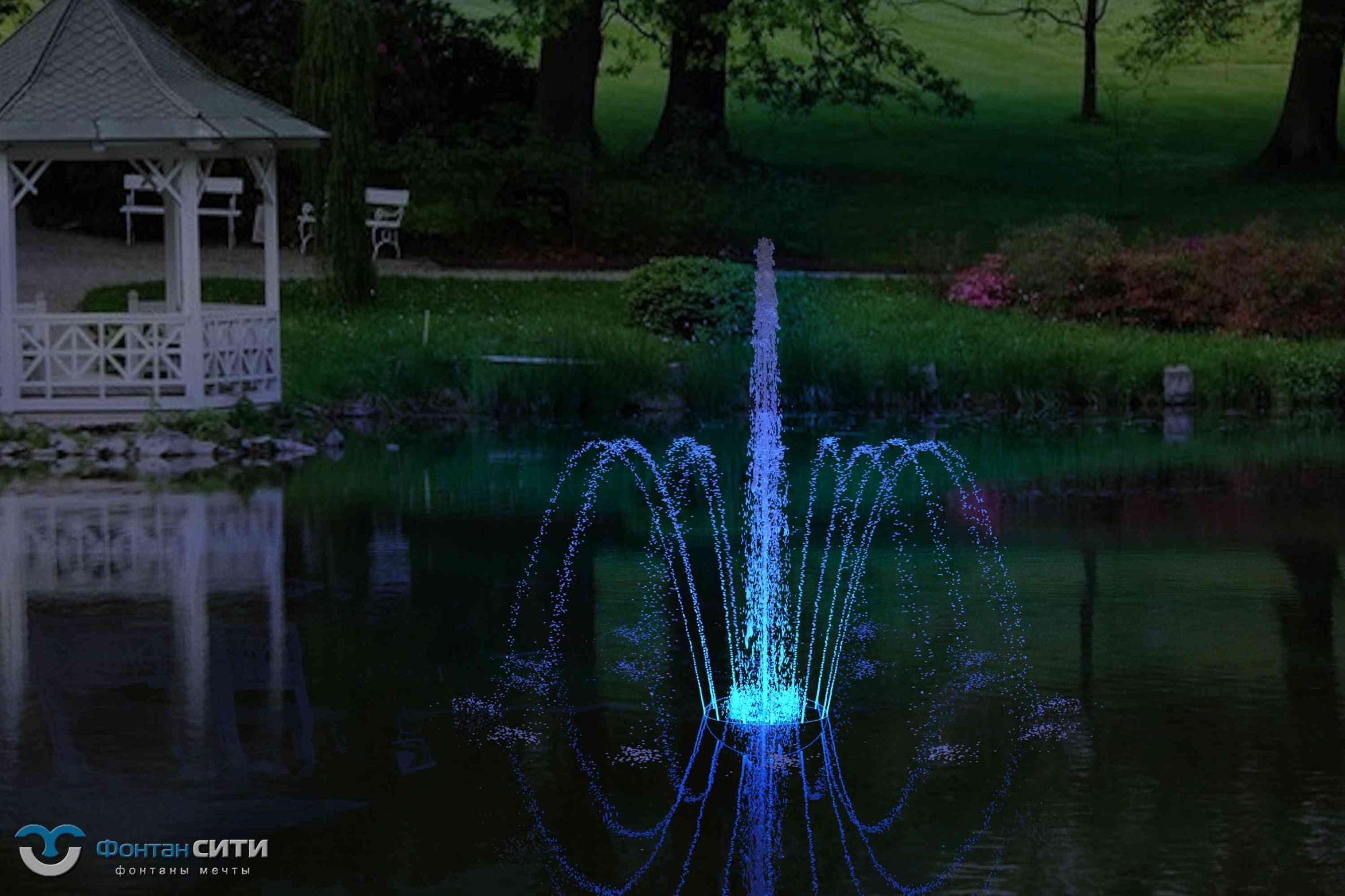 Плавающий фонтан для пруда цена - Вальс. Фонтан СИТИ Тел: 8-800-234-5405