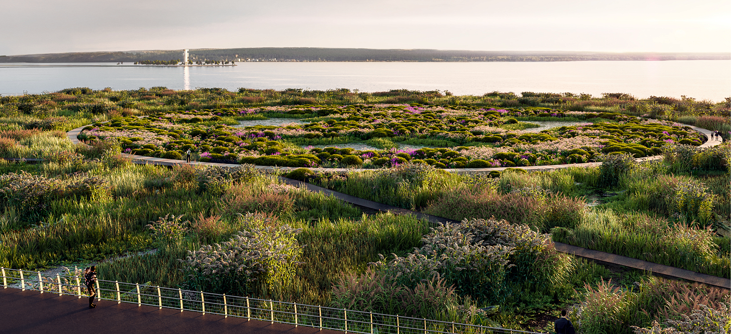 Набережная Фекрята Табеева в г. Набережные Челны