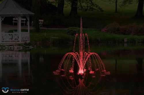 Купить плавающий фонтан для пруда с подсветкой - Вулкан. Фонтан СИТИ Тел: 8-800-234-5405