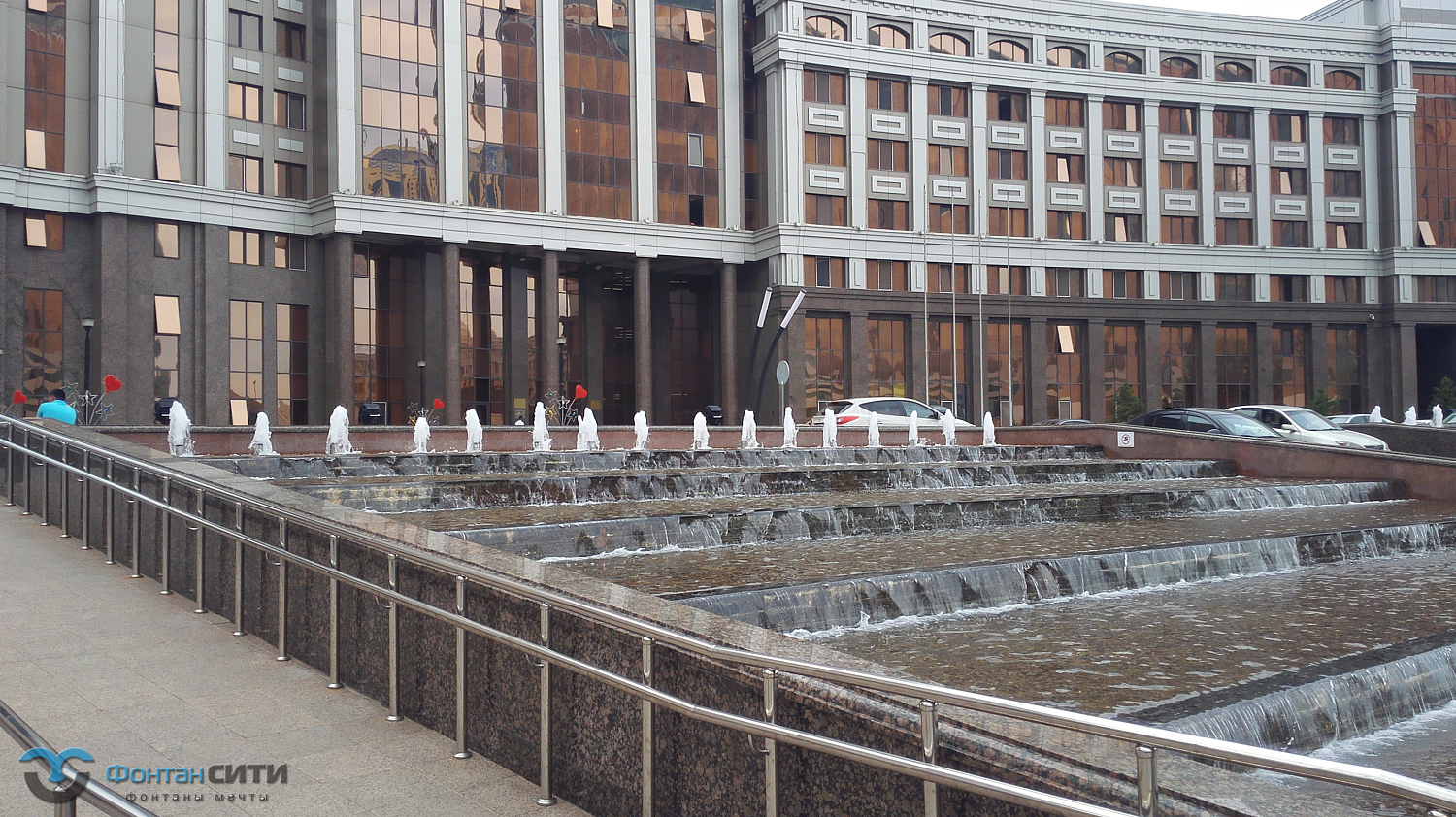 Фонтанный комплекс Казмунайгаз г. Астана