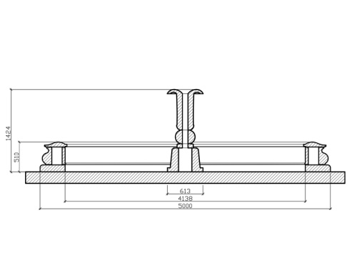Фонтанная композиция FC "Каменный цветок" 5000 с наутилусами