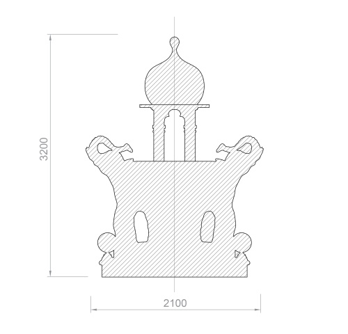 Вазон FC "4 слона"
