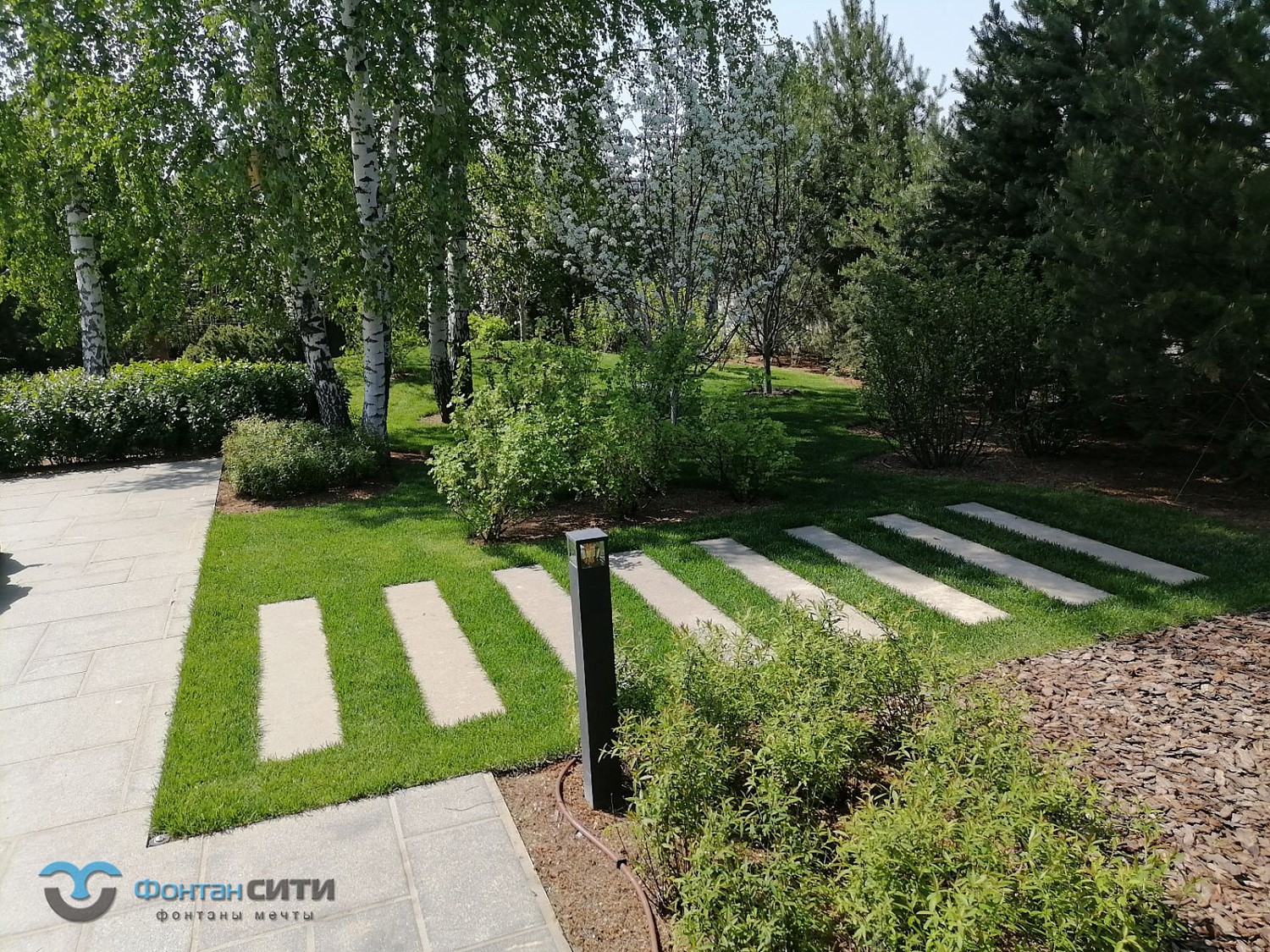 Благоустройство частной усадьбы пос. Раздоры Московская обл.