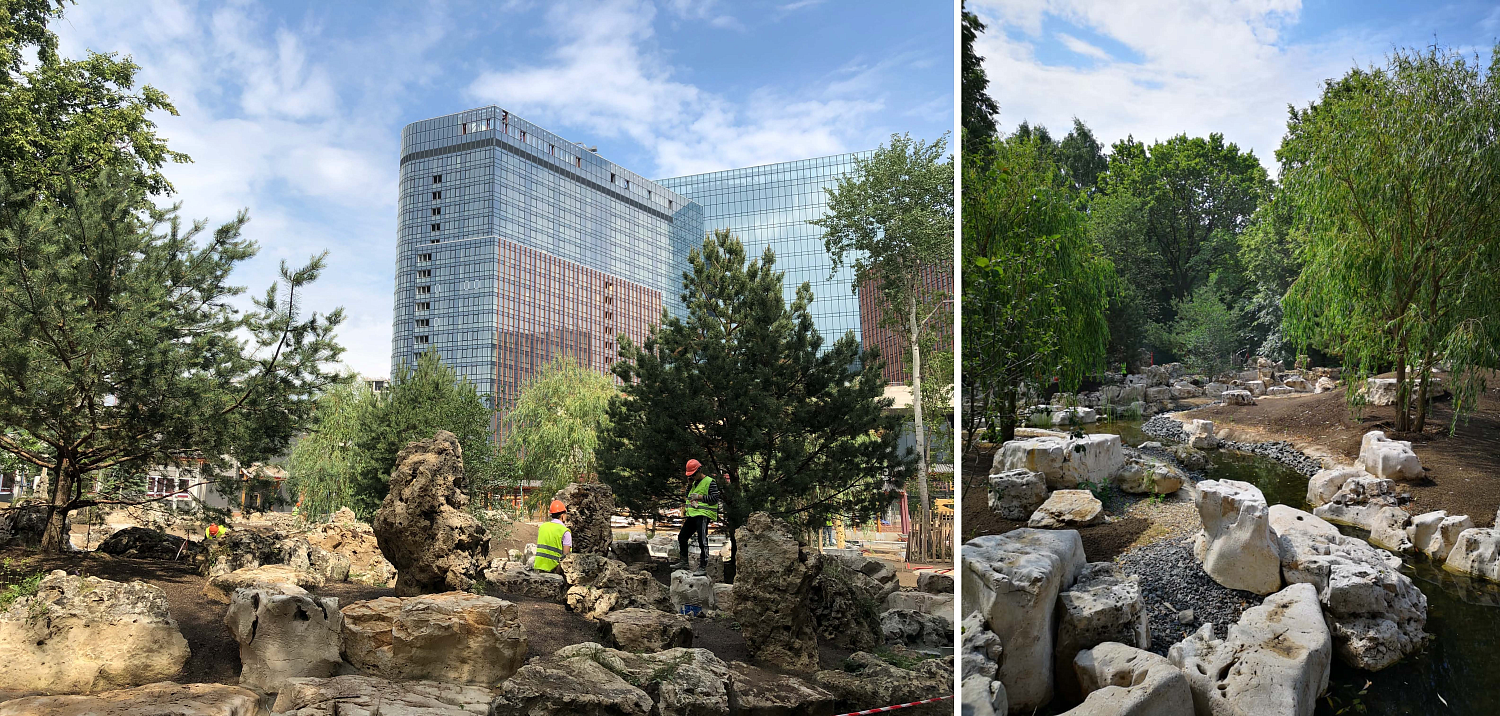 Традиционный китайский парк «Хуамин»