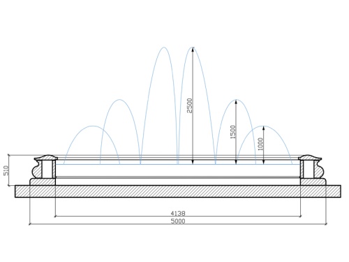 Фонтан FC Классический 5000