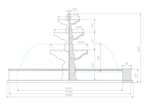 Фонтан FC "Анталия" 4650