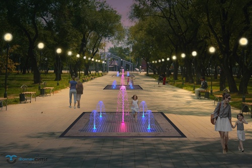 Заказать сухой фонтан цена от производителя Фонтан СИТИ. Тел: 8-800-234-5405