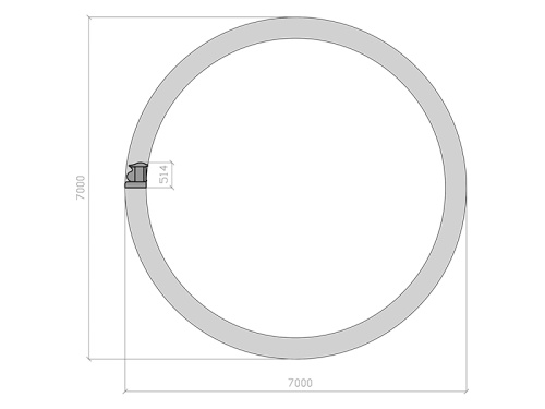 Фонтан FC "Атланты" 7000