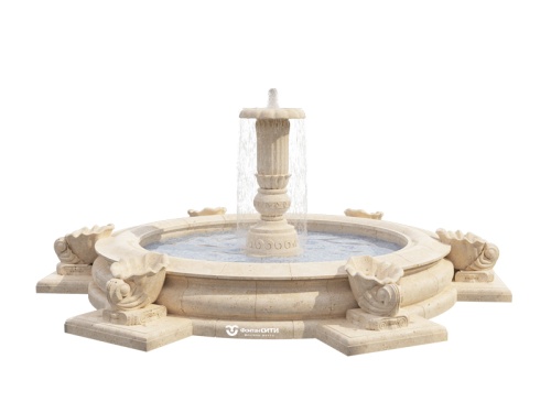 Фонтан FC "Каменный цветок" 3500 с наутилусами