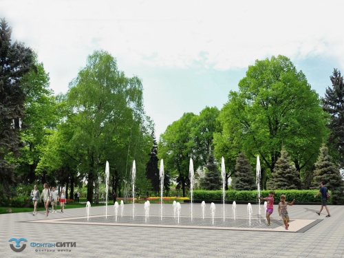 Динамический фонтан сухой конструкции - Фонтан СИТИ. Тел: 8-800-234-5405