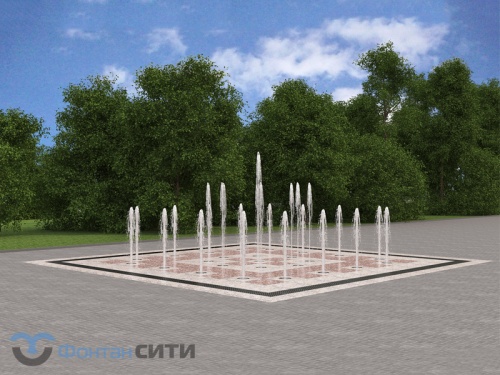 Сухой фонтан фото типового решения от Фонтан СИТИ. Тел: 8-800-234-5405