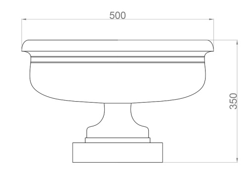 Купить Ваза декоративная FC "Афина" Тел: 8-800-234-5405