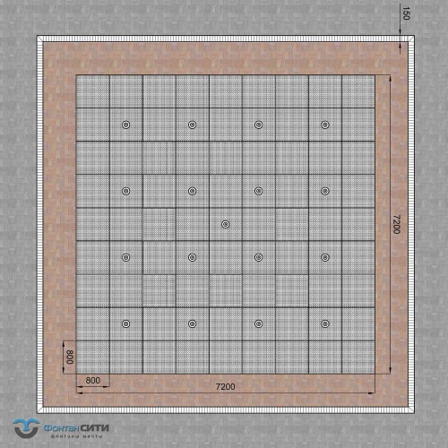 Сухой фонтан размеры чаши типового решения Фонтан СИТИ. Тел: 8-800-234-5405