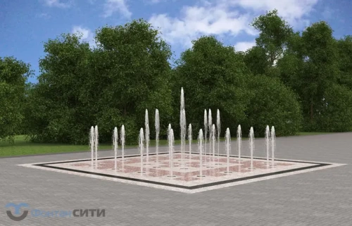 Сухой фонтан фото типового решения от Фонтан СИТИ. Тел: 8-800-234-5405