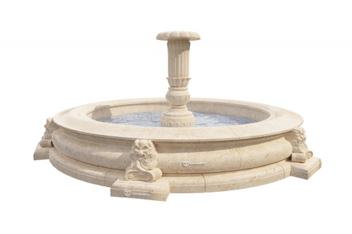 Фонтанная композиция FC "Каменный цветок" 3500 с Нептуном