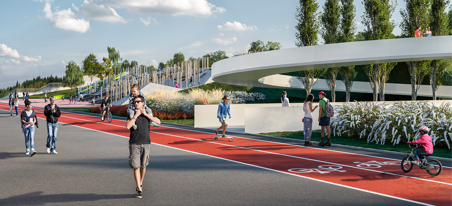 Набережная Фекрята Табеева в г. Набережные Челны