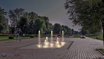 Проектирование сухих светомузыкальных фонтанов - Фонтан СИТИ. Тел: 8-800-234-5405