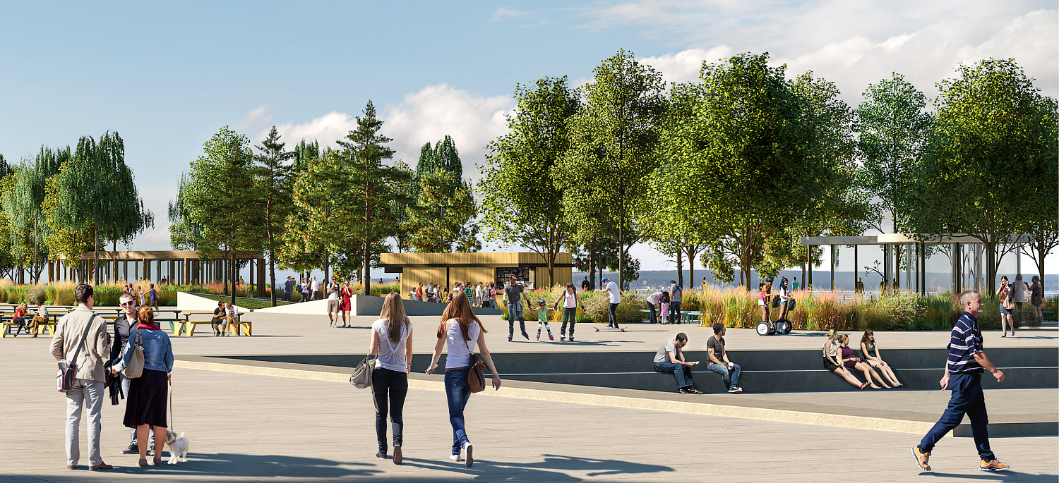 Набережная Фекрята Табеева в г. Набережные Челны