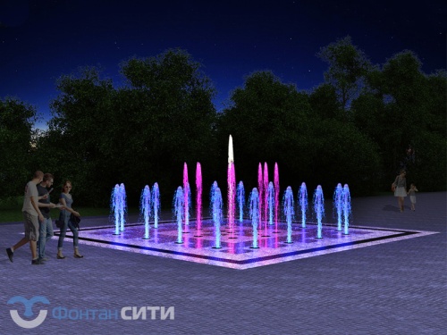 Сухой фонтан фото типового решения от Фонтан СИТИ. Тел: 8-800-234-5405