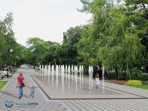 Купить городской пешеходный фонтан - Фонтан СИТИ. Тел: 8-800-234-5405