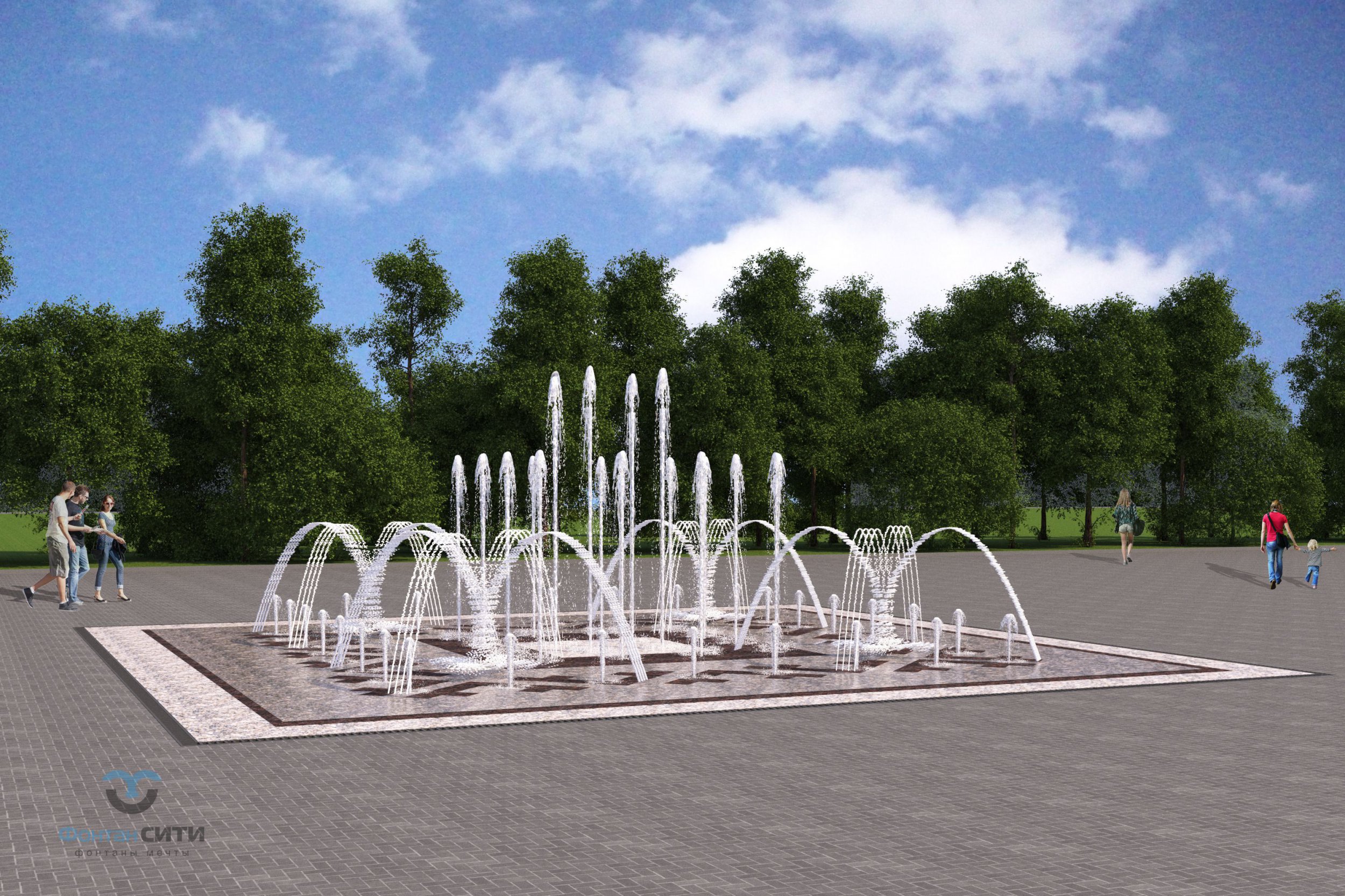 Проект Проект реконструкции фонтанов г. Ухта Фонтан СИТИ Тел: 8-800-234-5405