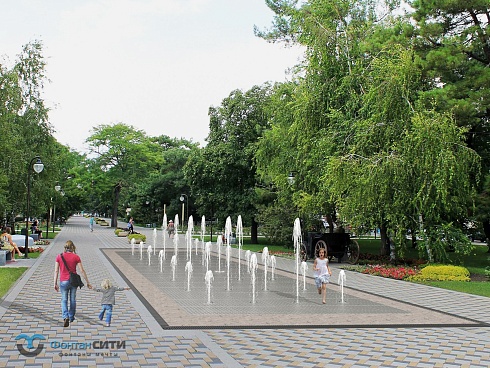 Купить городской пешеходный фонтан - Фонтан СИТИ. Тел: 8-800-234-5405